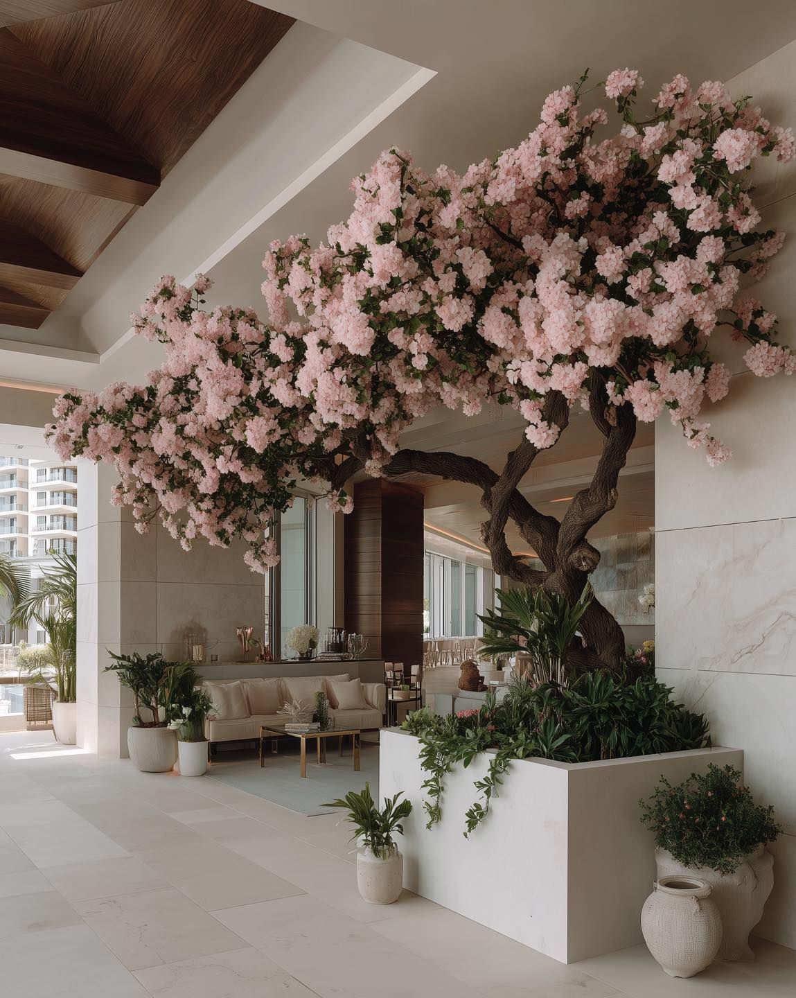 Luxury clinic ambiance