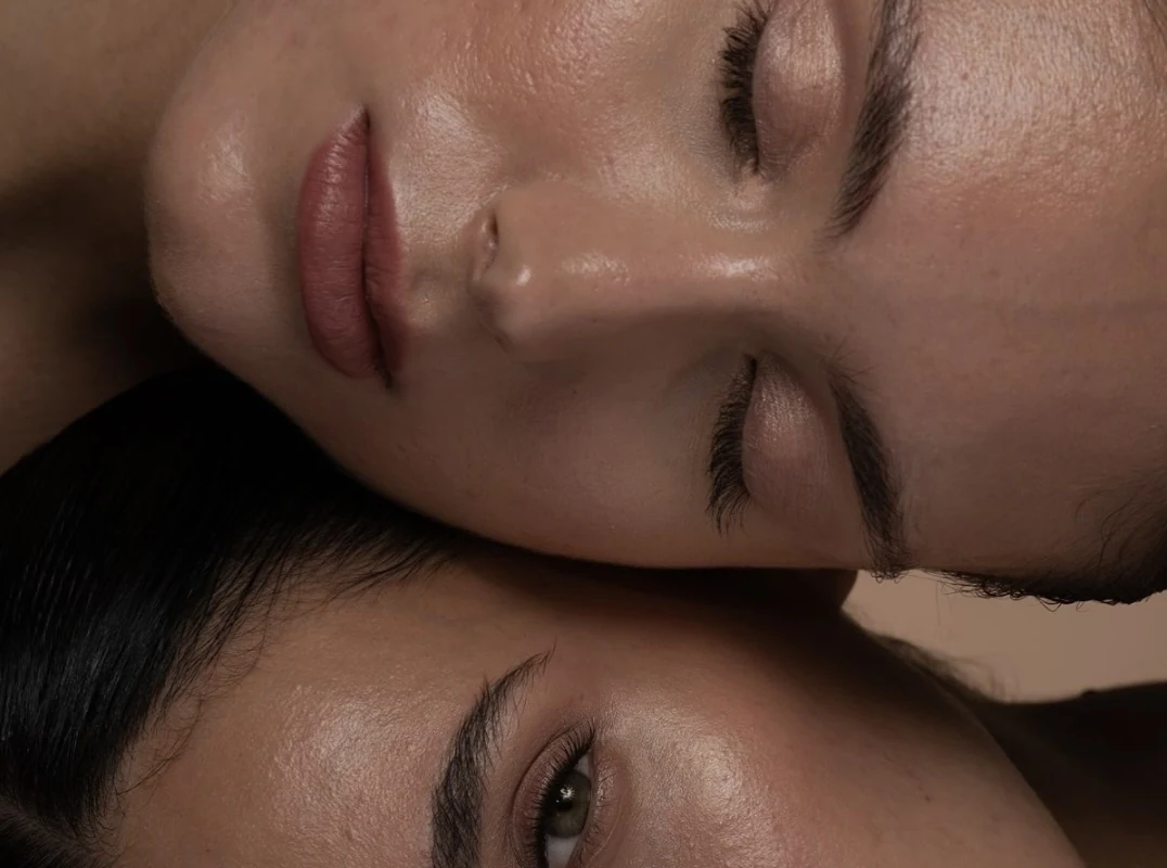 Photograph from the layered skin-care series